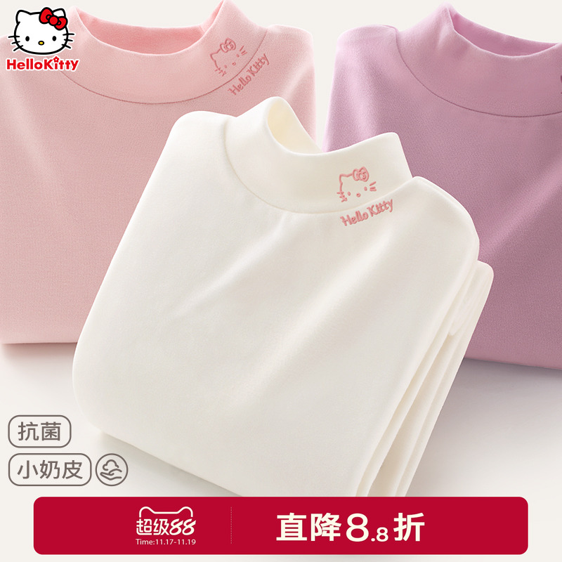 凯蒂猫半高领长袖打底衫