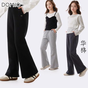 女童裤子春装2026新款儿童微喇裤大童洋气长裤青少年时尚百搭童装