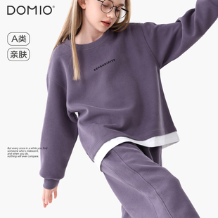 女童套装秋季2025年新款卫衣上衣大童裤子儿童运动服青少年童装