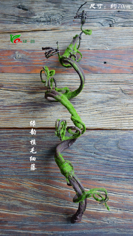 家居饰品仿真枯藤蔓小叶藤条可弯曲造型绿植树枝装饰花卉发泡干支