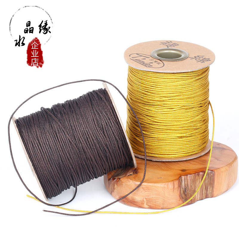 DIY TAIWAN IMPORTED MIANQIAN COTTON THREAD BUDDHA BEAD LINE B LINE BRACELET WIRE ACCESSORIES BRACELET BEADS CHINESE KNOT WIRE