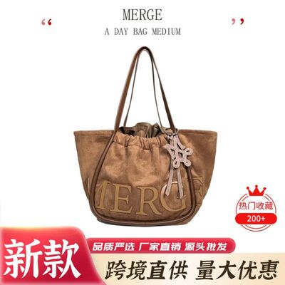 2025新款泰国设计师品牌Merge联名款abina限定托特包Orm机场同款