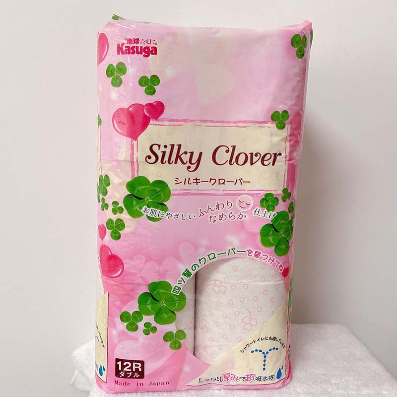 日本进口AST柔软印花家用厕纸