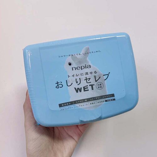 日本妮飘湿厕纸盒装抽取式