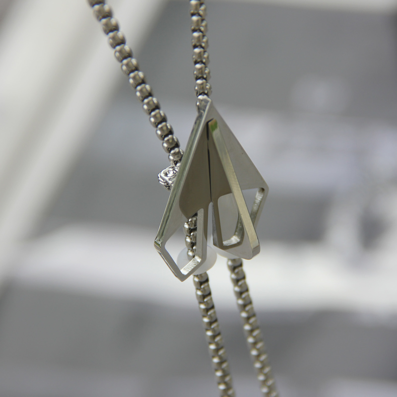 不锈钢时尚高街原创波洛领带