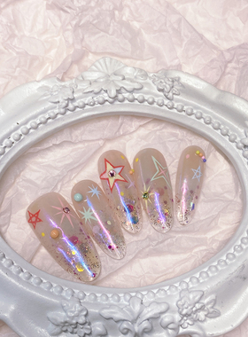 CHANCCCCC【爆炸星】原创穿戴甲设计师高级定制温柔风名媛