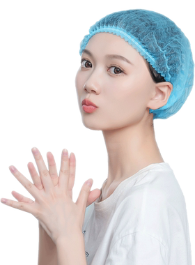 一次性工作帽厨房防尘男女头套
