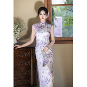 修身 高端绝美无袖 日常民国风 年轻款 2026复古风复古老上海旗袍长款