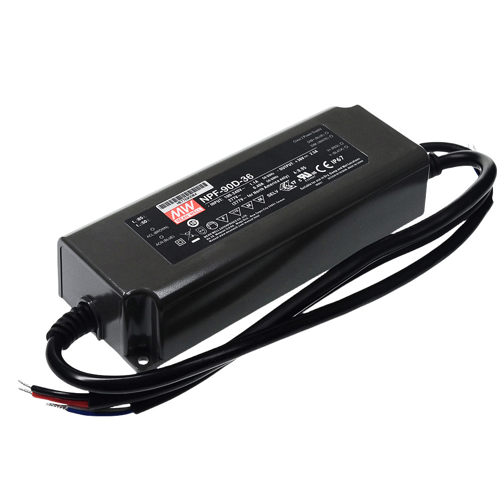 明纬电源 NPF-90D-54   LED隧道照 90W恒流型+恒压型LED驱动器