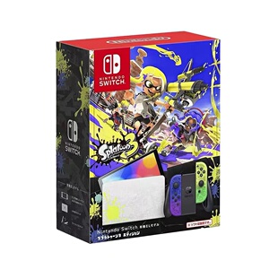 现货 任天堂Switch OLED NS主机 喷射战士3限定机 Splatoon3主机