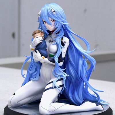 世纪福音战士绫波丽美跪姿手办