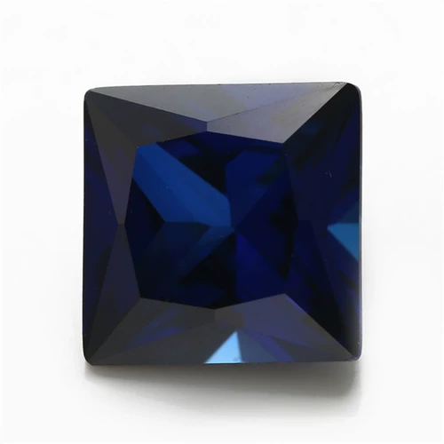 34#квадратная локальная локальная локация 3*3 ~ 8*8 мм Синтетический сапфировый искусственный искусственный драгоценный камень Вучжоу