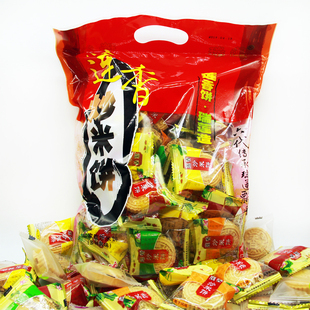 阳江特产瑞莲莲香炒米饼传统大饼多种风味杏仁绿豆栗子莲子香芋