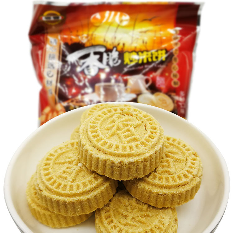 阳江特产粤香牌炒米饼688克大团圆礼包杏仁饼绿豆饼多种口味包邮