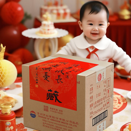 封酒贴周岁大尺寸整箱封酒贴纸