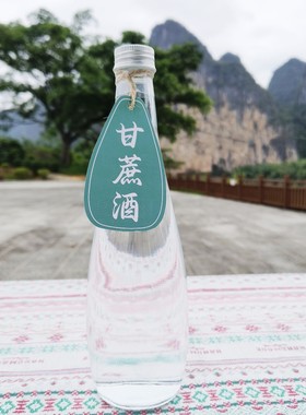 广西生态甘蔗酒 纯蔗汁发酵低度甘蔗甜味酒 自然本味微醺佳酿果酒