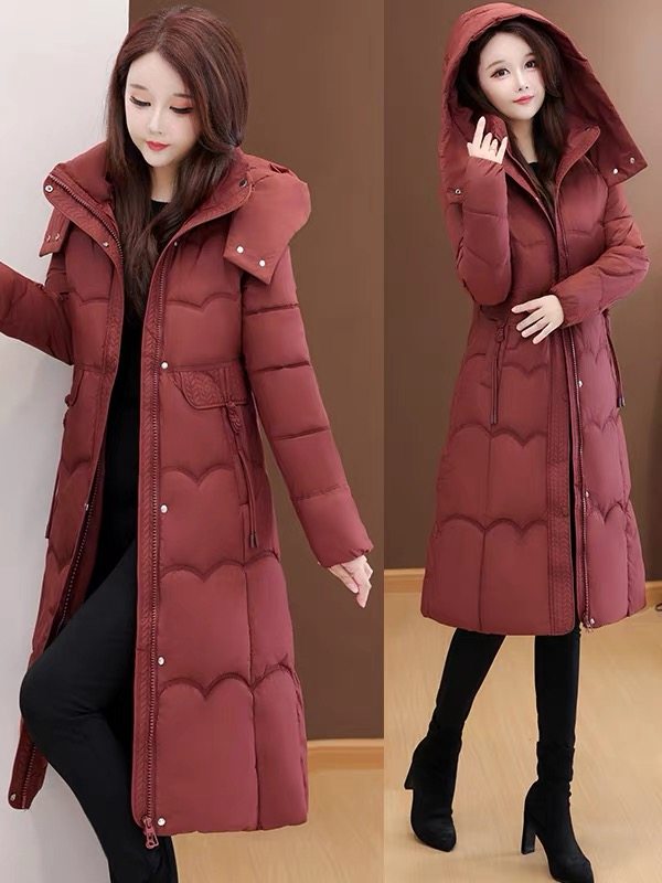 冬季连帽晋江羽绒棉服棉衣外套女2025新款加厚中长款过膝中年妈妈,女装/女士精品,棉衣/棉服,淘宝优惠券,粉丝福利购,淘宝优惠卷