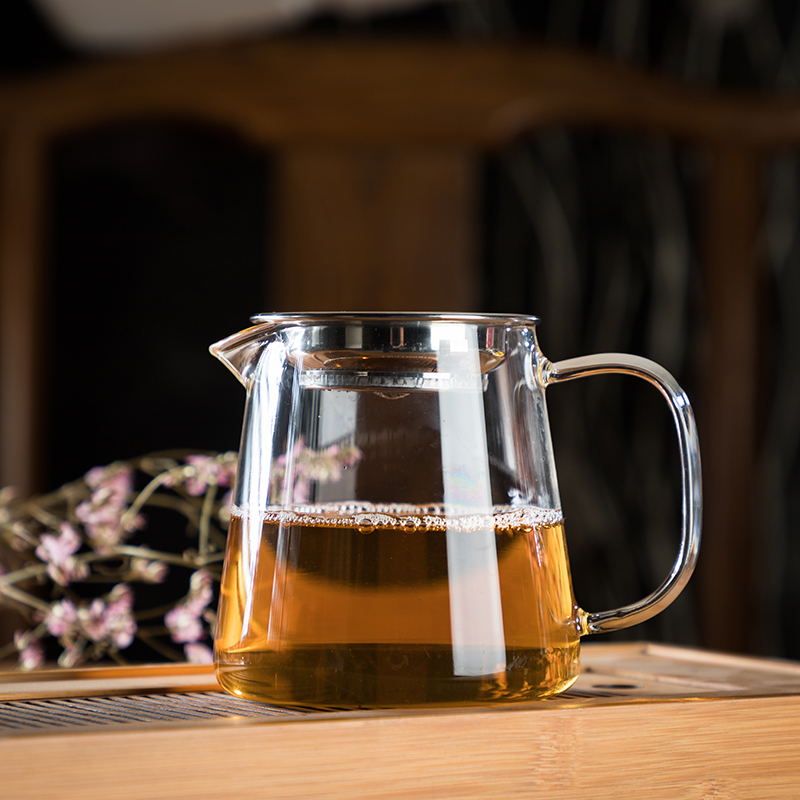 玻璃公道杯茶漏套装加厚耐热过高硼硅滤公杯分茶器功夫茶具配件套-封面