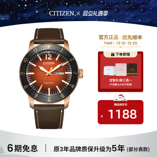 日本不锈钢玫瑰金色光动能男表