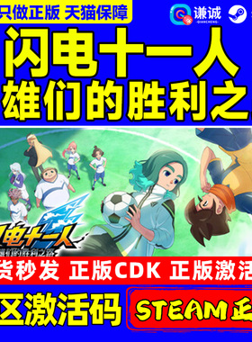 steam 闪电十一人 激活码CDKey 英雄们的胜利之路 闪电11人go 国区激活码CDKey PC正版游戏