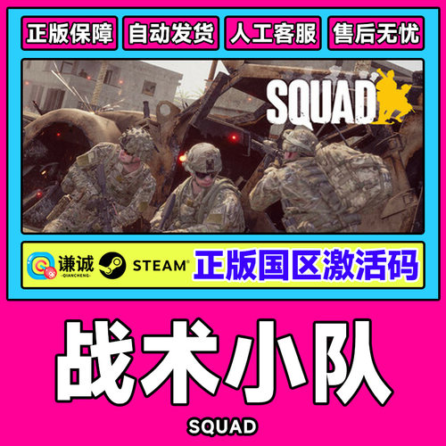 steam 战术小队 Squad 国区激活码cdkey PC中文正版秒发