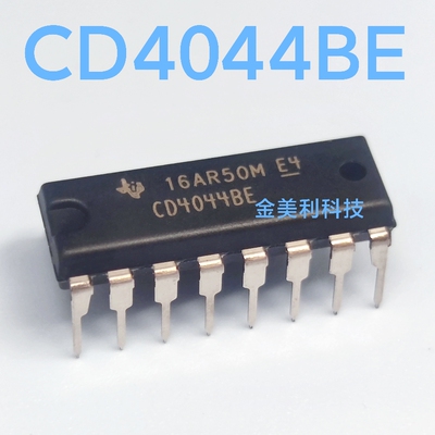 CD4044  CD4044BE 全新原装正品 逻辑-锁销 封装PDIP-16
