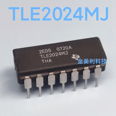TLE2024  TLE2024MJB 全新原装正品 四运算放大器 陶封CDIP-14