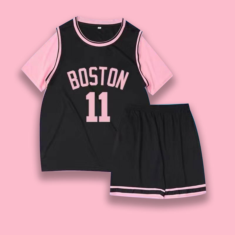 篮球服夏季女套装学生运动短袖球衣比赛队服男宽松假两件班服定制