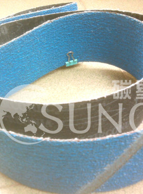 蓝色锆刚玉砂带机套橡胶轮砂带砂圈
