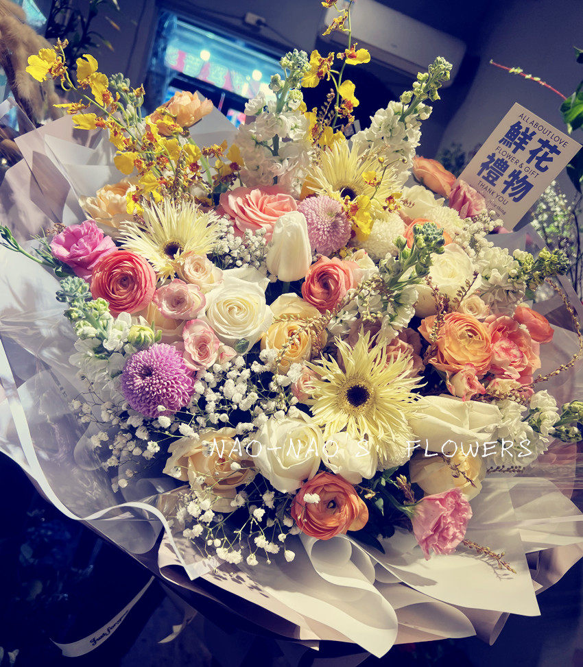 丹东同城鲜花速递生日祝福小红书款花束东港凤城宽甸新区实体花店