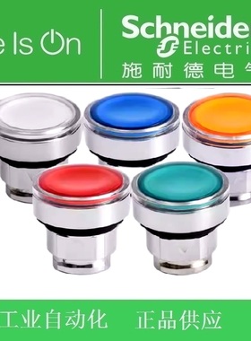 【正品】施耐德进口带灯按钮头ZB4BW313/333/343/353/363