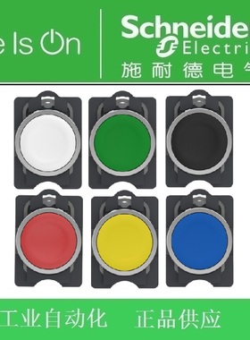 施耐德经济款平头按钮XA2AA11/31/42/41/51/61自复位