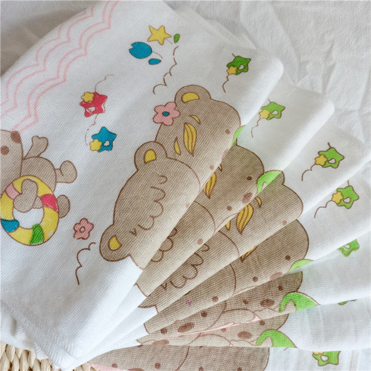 外贸原单纯棉双层纱布蜂巢儿童毛巾婴儿擦脸巾口水巾14.9三条包邮,婴童用品,口水巾,淘宝优惠券,粉丝福利购,淘宝优惠卷