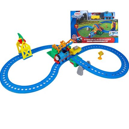 托马斯小火车套装电动系列之8字型吊桥轨道套装双环轨道儿童玩具