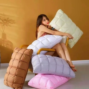 五星级酒店同款扭花枕头可水洗护颈椎助睡眠家用宿舍枕头枕芯