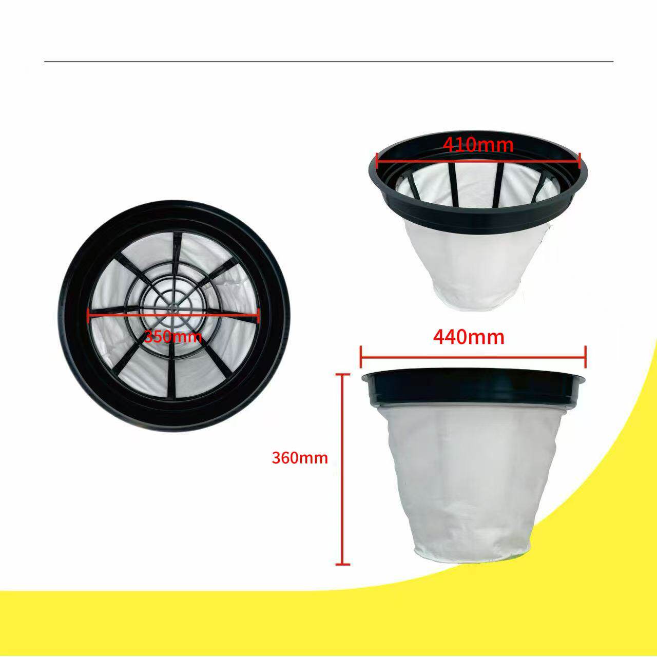 适配洁霸502超宝超洁亮兴洁霸60L70L80L吸尘器过滤网尘隔配件包邮