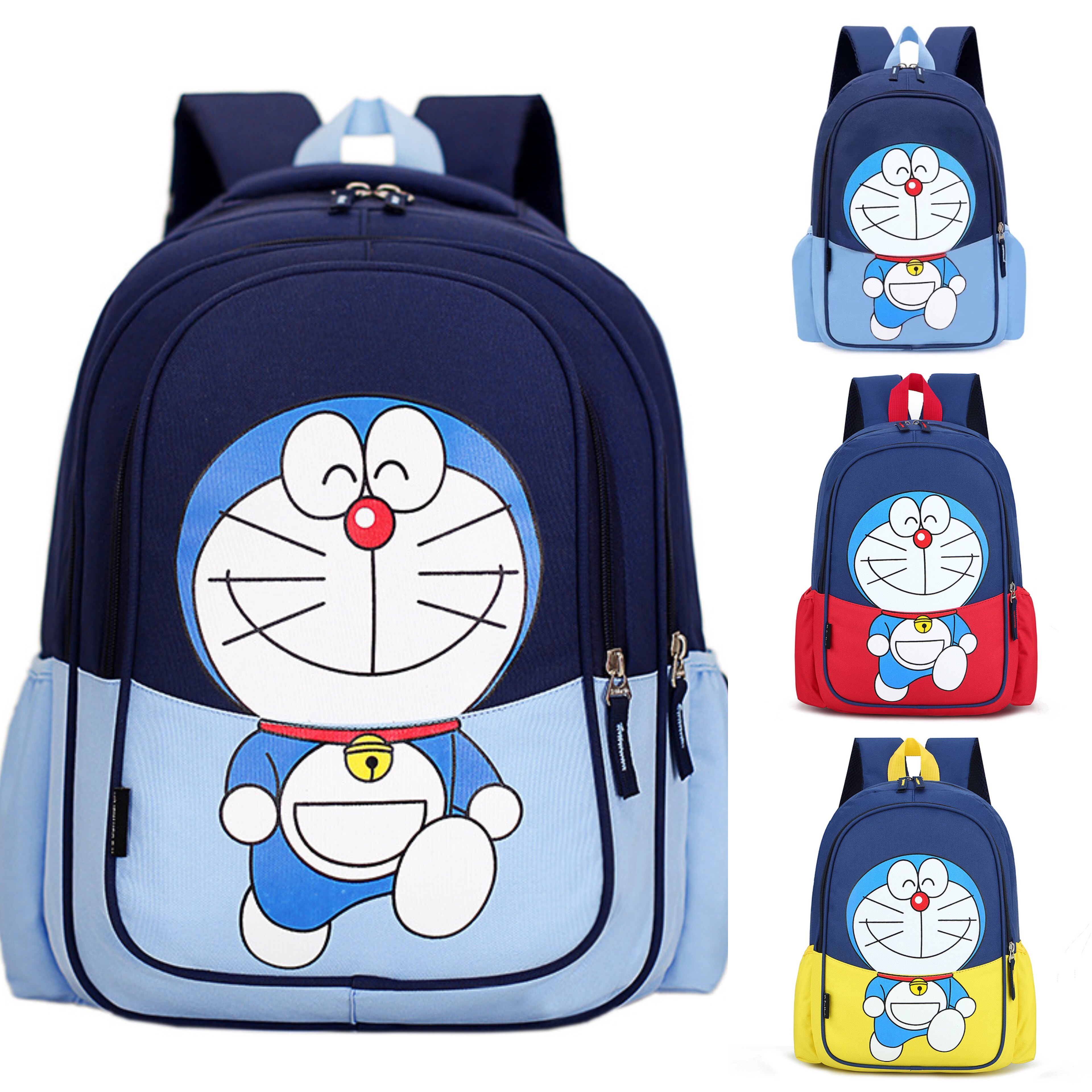 男童幼儿园书包小学一到三年级机器猫超轻简约日系双肩背包345678