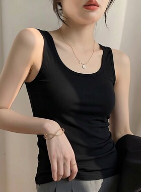 莫代尔吊带背心女内搭2026年夏季肤色打底衫背心白色外穿肉色上衣
