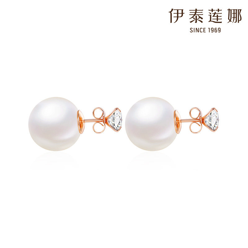 伊泰莲娜日韩风饰品仿珍珠耳钉图片