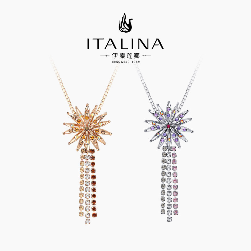 伊泰莲娜星光毛衣项链高端长新款大气高档女高级感流苏长款配饰,饰品/流行首饰/时尚饰品新,项链,淘宝优惠券,粉丝福利购,淘宝优惠卷