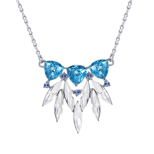 伊泰莲娜精致短链精致水滴心愿锁骨链首饰闺蜜礼物冰天雪地系列