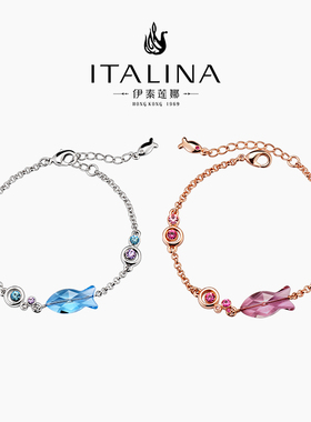 伊泰莲娜深海鱼儿手链小众设计高级感手饰冷淡风清冷系原创饰品