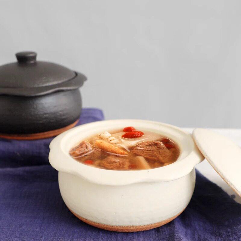日本信乐烧手作花朵土锅高颜值耐热明火陶土砂锅信乐烧煲仔饭砂锅