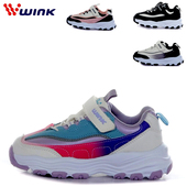 男女童轻便跑步鞋 2025原单正品 熊猫鞋 斯家同款 WINK儿童运动鞋