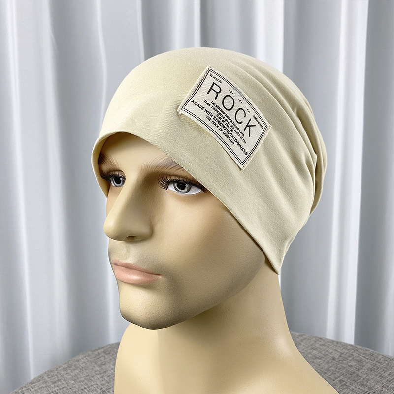 堆堆帽男套头帽秋冬帽子户外时尚头巾帽女秋季纯棉睡帽个性遮阳帽