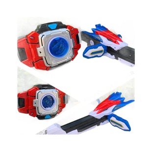 迷你特工队兽力量变身腰带转换器小米福乐战士男女孩机甲玩具