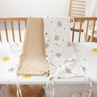 婴儿床围外套纯棉单件 需配合内胆使用 无内胆