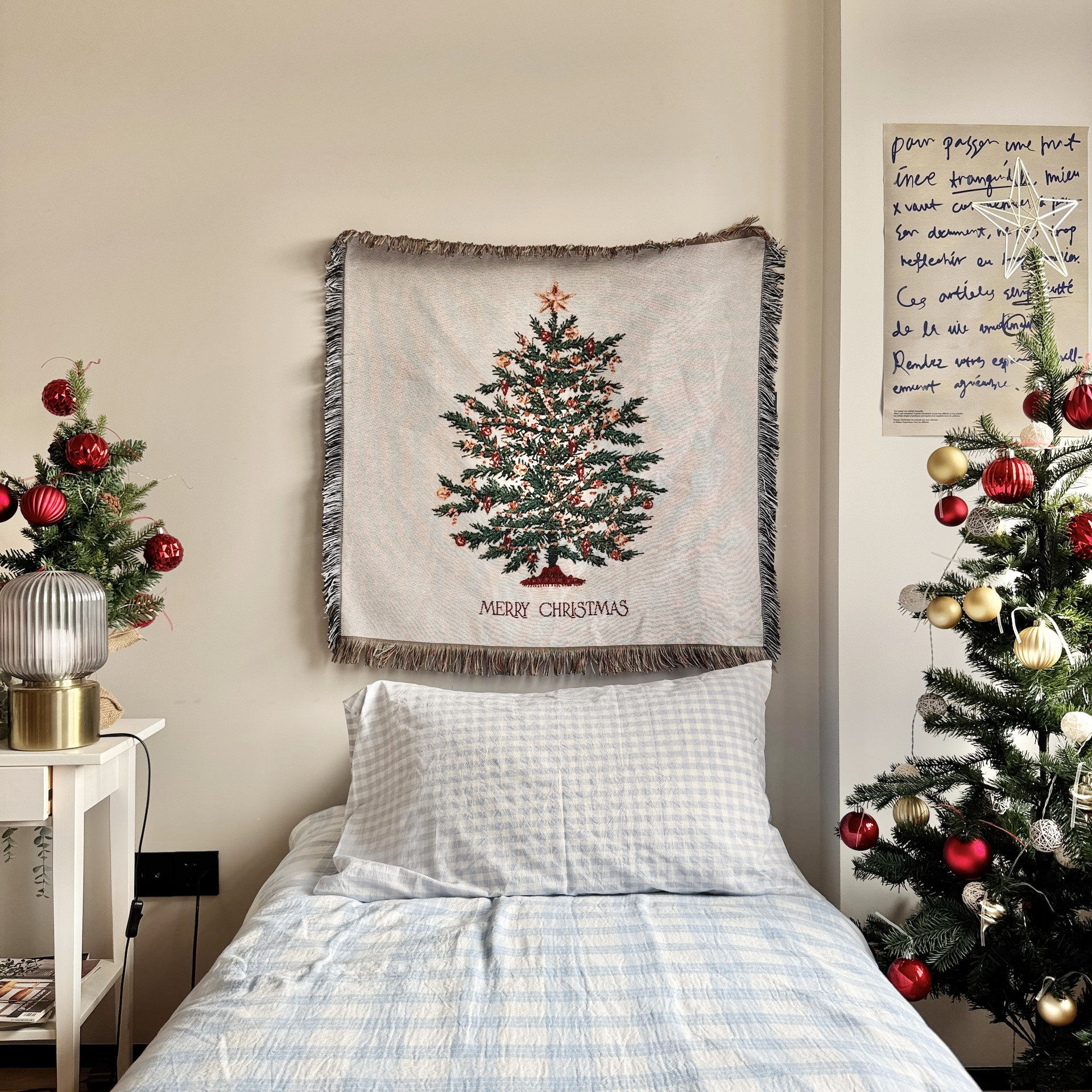 Merry Christmas圣诞节日氛围装饰小号毯子房间装饰挂毯挂布盖巾,居家布艺,挂毯/壁毯,淘宝优惠券,粉丝福利购,淘宝优惠卷