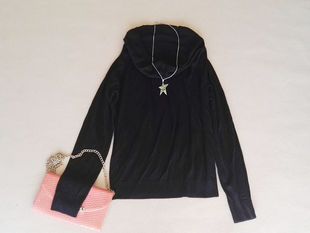 潮流春秋冬女人味百搭针织衫 外贸单M 桑蚕丝羊绒时尚