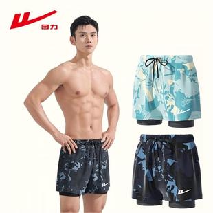 成人泳裤 泳衣套装 防尴尬新款 专业游泳装 批发 男士 备泳装 平角五分款